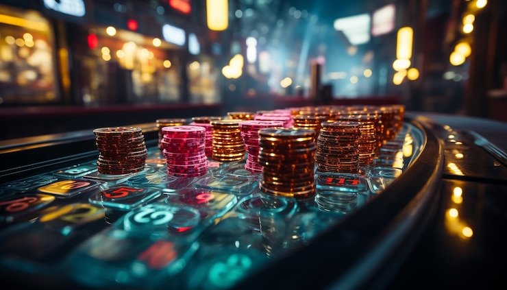 Antarmuka permainan Wild West Gold di platform pin 4d dengan tema koboi